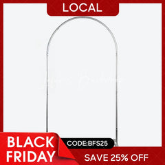 Lofaris (7 Day Delivery) Silver Wedding Backdrop Flower Arch Frame Party Decor