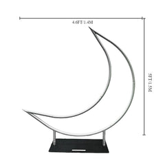 Lofaris (7 Day Delivery | USA Only) Moon Shape Arch Backdrop Metal Stand Party Decor