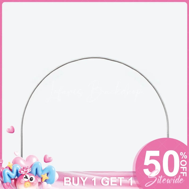 Lofaris (7 Day Delivery) Wide Arch 10x8ft Wedding Stand Balloon Semi-circle Frame