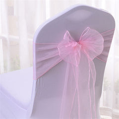 Lofaris 7X108 Inch Sheer Premium Organza Bridal Chair Sashes