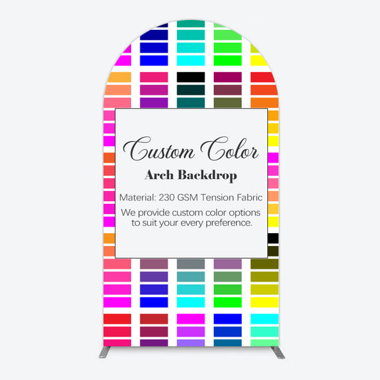 Lofaris Custom Color Double Sided Party Arch Backdrop