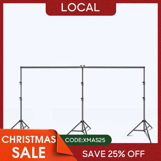 (7 Day Delivery) Lofaris Adjustable 20x10ft Backdrop Stand Kit for Room Set, Stable for Studio and Event Use