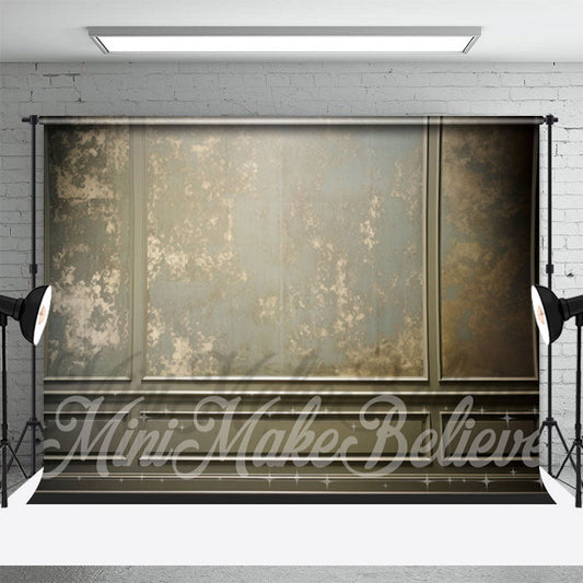 Lofaris Abstract Gray Trim Moulding Retro Wall Backdrop