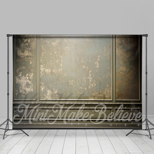 Lofaris Abstract Gray Trim Moulding Retro Wall Backdrop