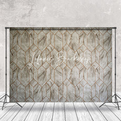 Lofaris Abstract Grey Marble Texture Photo Booth Backdrop