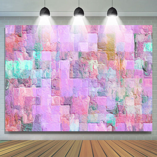 Lofaris Abstract Modern Art Purple Painting Party Backdrop