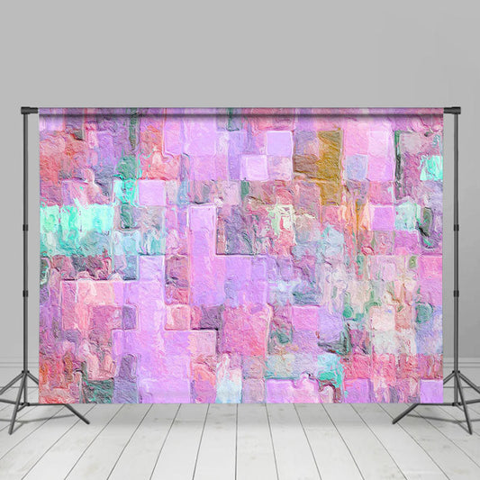 Lofaris Abstract Modern Art Purple Painting Party Backdrop