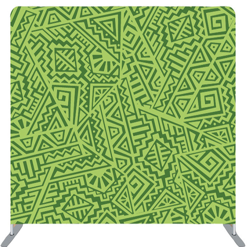 Lofaris Abstract Vector Pattern Green Backdrop For Party