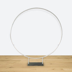(7 Day Delivery) Silver Round Heavy Duty Wedding Party Backdrop Stand