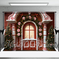 Lofaris Arched Door Tree Photography Christmas Backdrop
