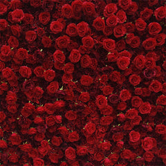 Lofaris Artificial Red Floral Wall For Wedding Party Decor