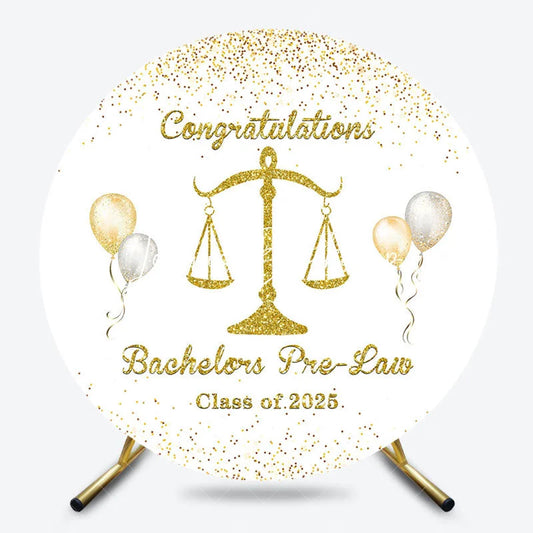 Lofaris Bachelors Prelaw Class Of 2026 Grad Round Backdrop