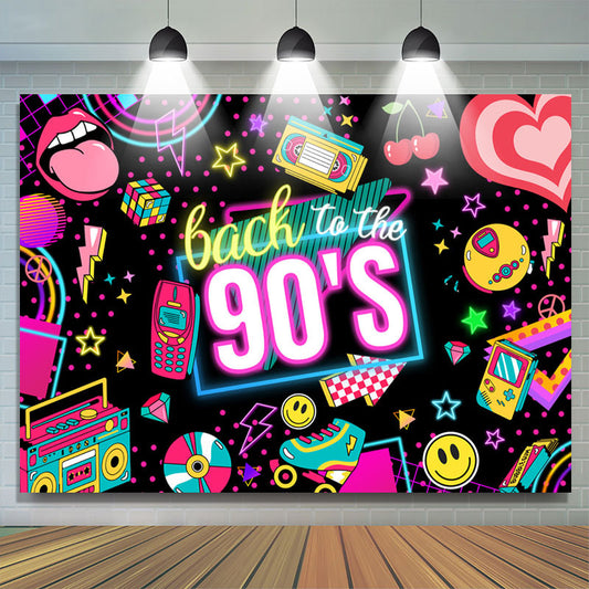 Lofaris Back To The 90s Hip Hop Graffiti Dance Backdrop