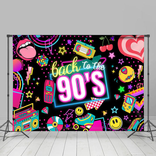 Lofaris Back To The 90s Hip Hop Graffiti Dance Backdrop