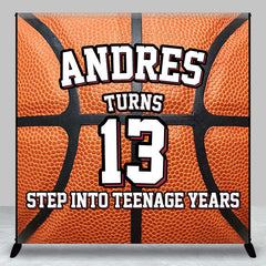Lofaris Basket Ball Teenage Year Custom Birthday Backdrop