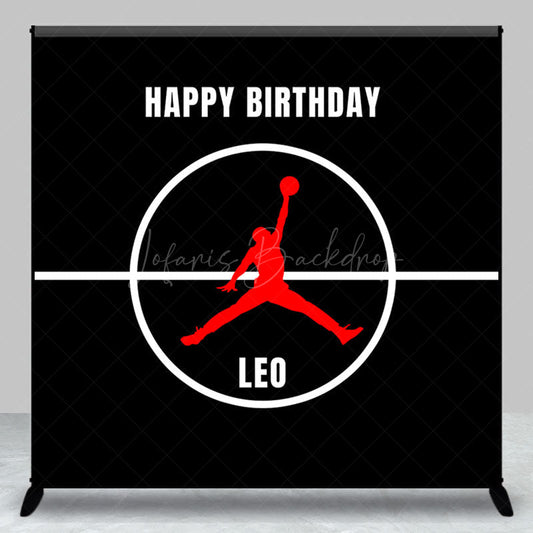 Lofaris Basketbal Player Dunk Custom Boy Birthday Backdrop