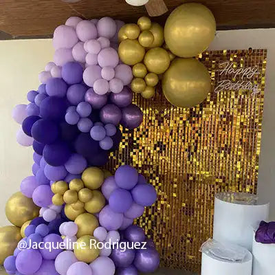 gold shimmer wall panels - lofaris