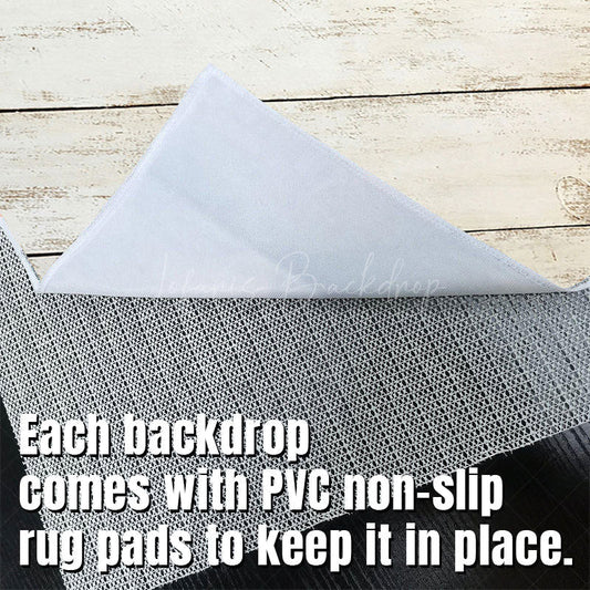 Lofaris Biege Vintage Horizontal Stripe Wood Grain Floor Mat