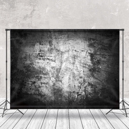 Lofaris Black And White Brushed Wall Textured Photo Backdrop