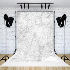 Lofaris Black Particles White Abstract Textured Backdrop