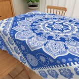 Load image into Gallery viewer, Lofaris Blue Manda Pattern Artistic Waterproof Tablecloth