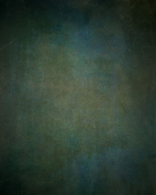 Lofaris Blue Mixed Green Painting Texture Photo Backdrop
