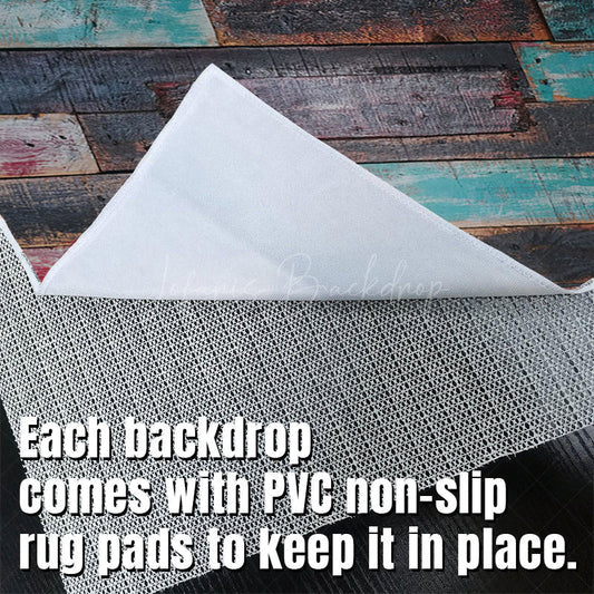 Lofaris Blue Red Black Paint Old Style Wood Floor Backdrop