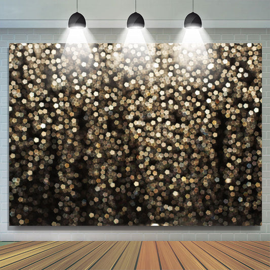 Lofaris Bokeh Golden Glitter Chic Backdrop For Photo Studio