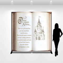 Lofaris Book Castle Personalized Wedding Backdrop Decor
