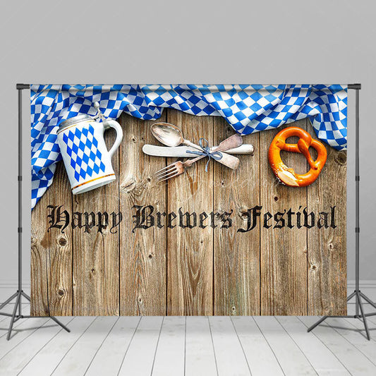 Lofaris Bread Tableware Wood Happy Brewers Festival Backdrop