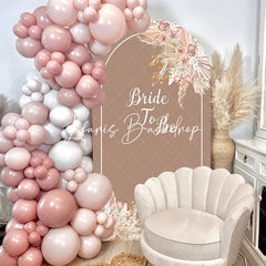 Lofaris Bride To Be Boho Floral Wedding Party Arch Backdrop