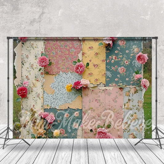 Lofaris Broken Colorful Wallpaper Decoration Photo Backdrop