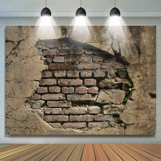 Lofaris Brown Brick Texture Photography Studio Backdrop