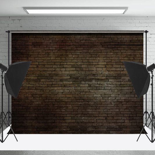 Lofaris Brown Brick Wall Portrait Photo Studio Backdrop