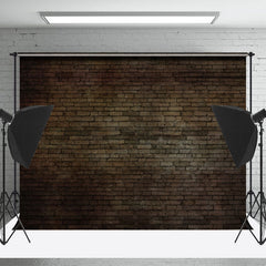 Lofaris Brown Brick Wall Portrait Photo Studio Backdrop