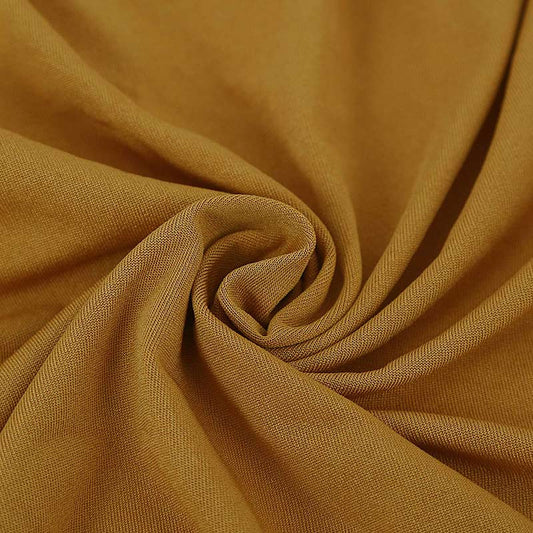 Lofaris Brown Open Back Stretch Spandex Banquet Chair Cover