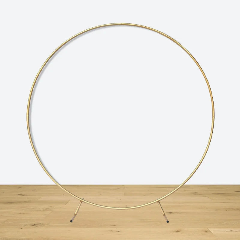 Lofaris (7 Day Delivery) Round Metal Sturdy Backdrop Stand for Decoration