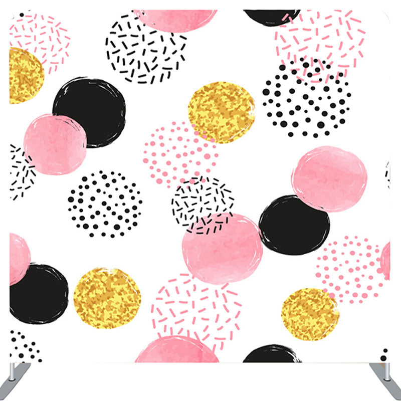 Lofaris Candy Pop Polka Dots White Backdrop Cover For Girls