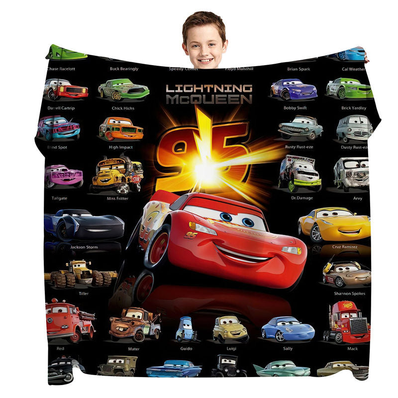 Lofaris Cartoon Car Theme Super Soft Throw Blanket for Boy