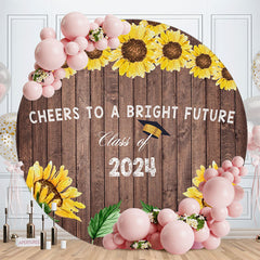 Lofaris Celebrate To A Bright Future Classs Of 2024 Round Backdrop