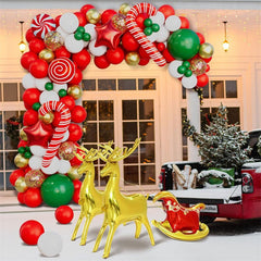 Lofaris Christmas Candy Balloons Garland Arch Kit Party Decorations