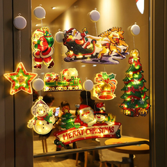 Lofaris Christmas Window Hanging Lights Home Decor Xmas Gift