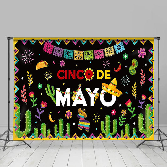 Lofaris Cinco De Mayo Mexico Carnival Party Mexican Fiesta Backdrop