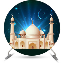 Lofaris Circle Blue Night Palace Backdrop For Eid Mubarak