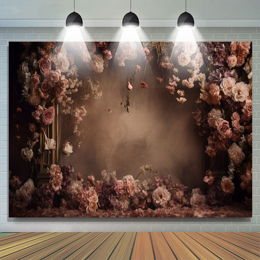 Lofaris Classic Floral Abstract Wall Portrait Photo Backdrop