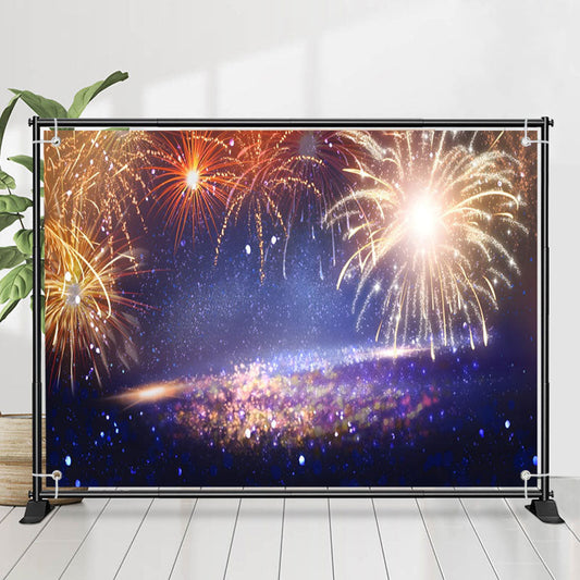 Lofaris Classy Glitter Sparkle Night Bokeh New Year Backdrop