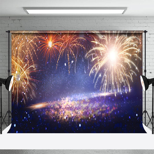 Lofaris Classy Glitter Sparkle Night Bokeh New Year Backdrop
