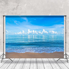 Lofaris Clear Fresh Blue Sky Clouds Sea Photography Backdrop