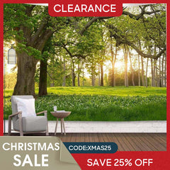 (Ship In 24HR) Sun And Floral Forest 3D Printed Landscape Wall Tapestry