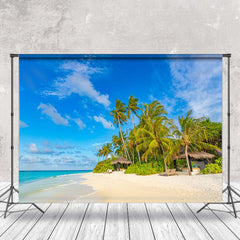 Lofaris Coconut Tree Grass Gazebo Hawaii Photoshoot Backdrop